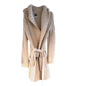 GStar Heavy Long‎ Cardigan Knit, cream, size small, wool!